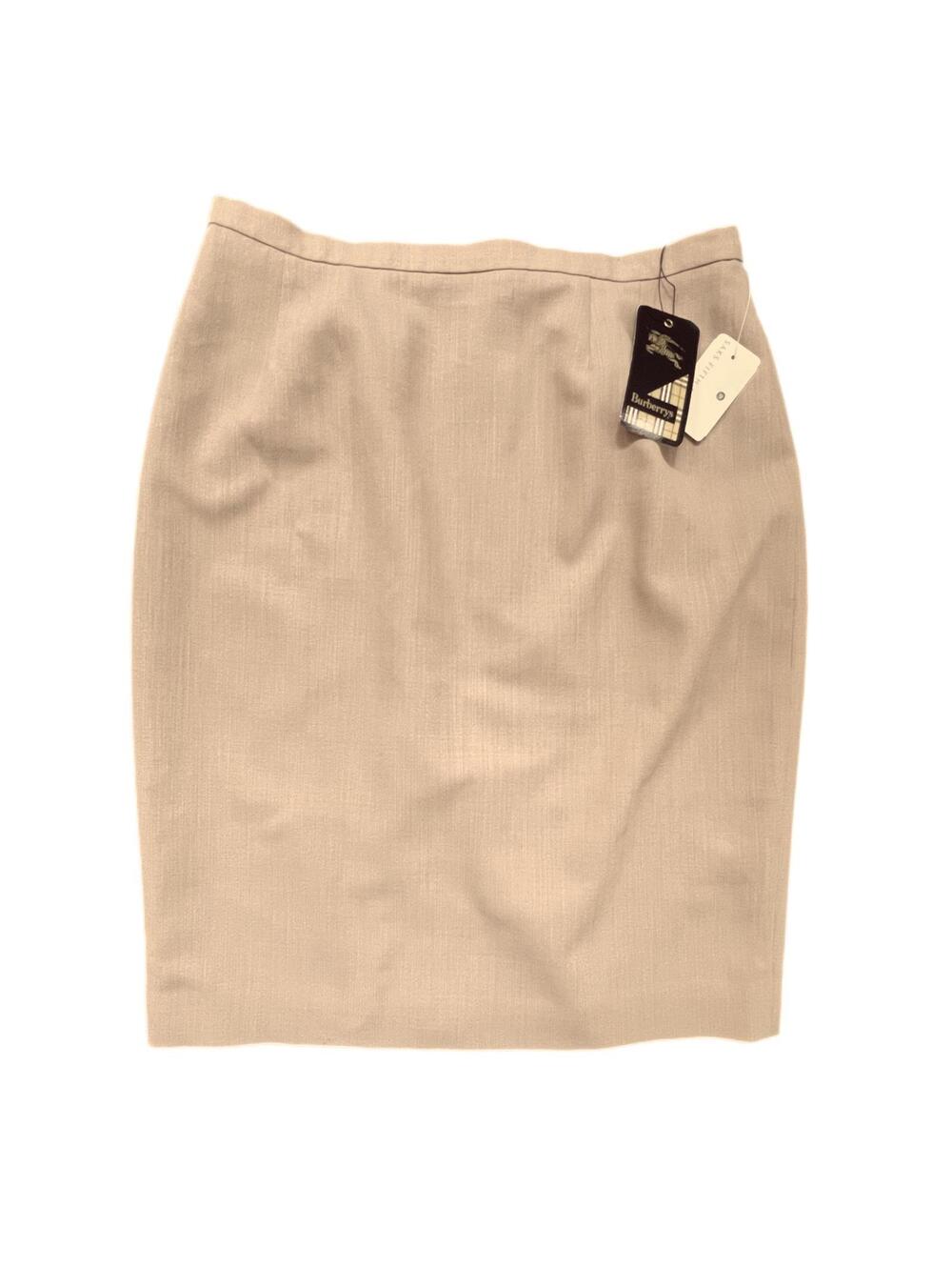 Vintage Burberry Wool Skirt w/ Original Tags - sz 12